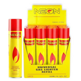 NEON UNIVERSAL LIGHTER REFILL GAS | 12CT- (AVAILABLE ONLY FOR PICK-UP)